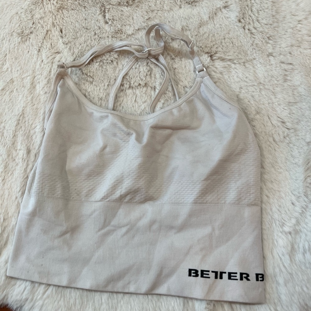 Better Bodies Astoria Seamless Sports Bra White Size S